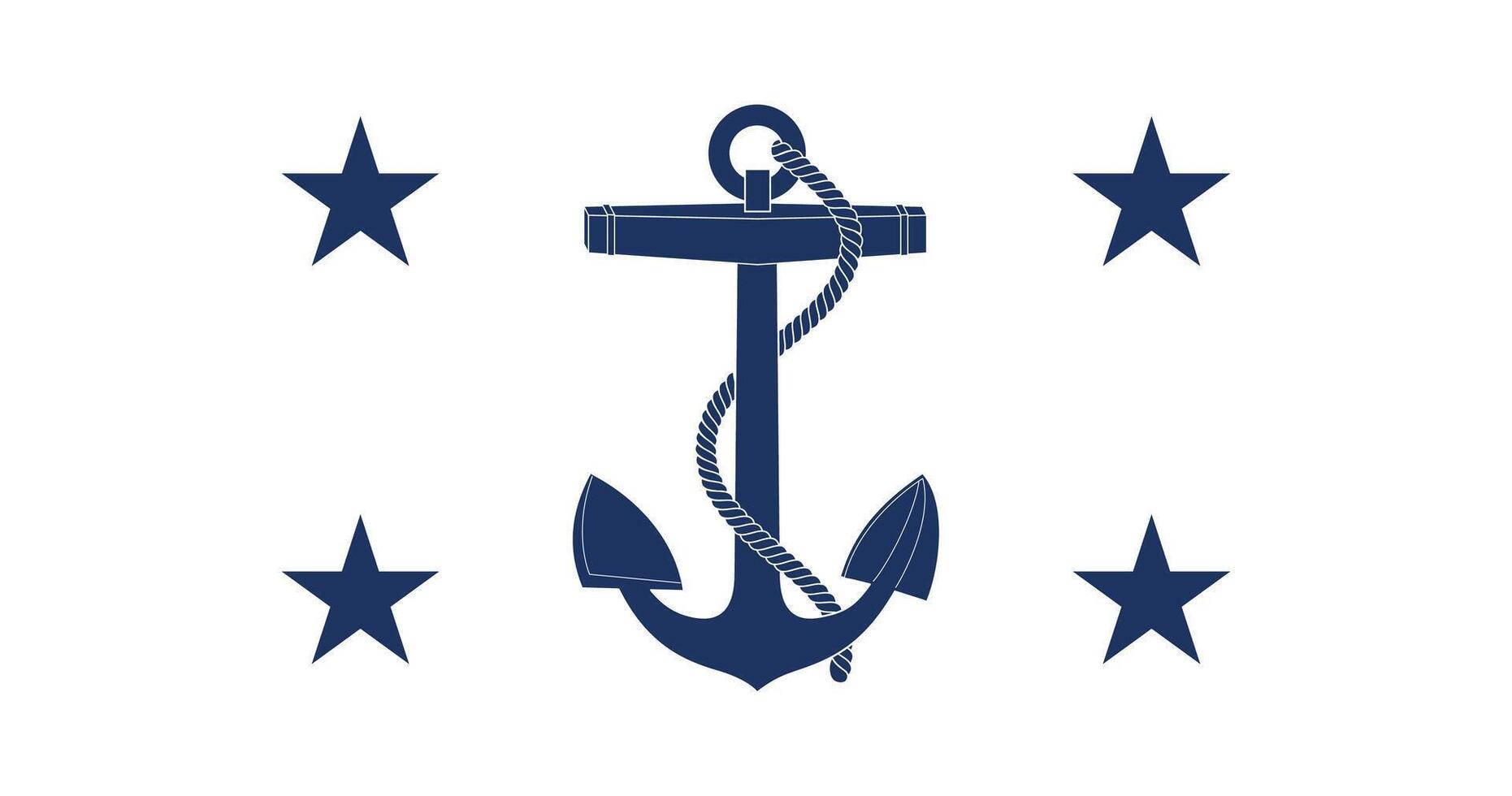 US Assistant Secretary of the Navy Flag Illustration Premium Quality vector