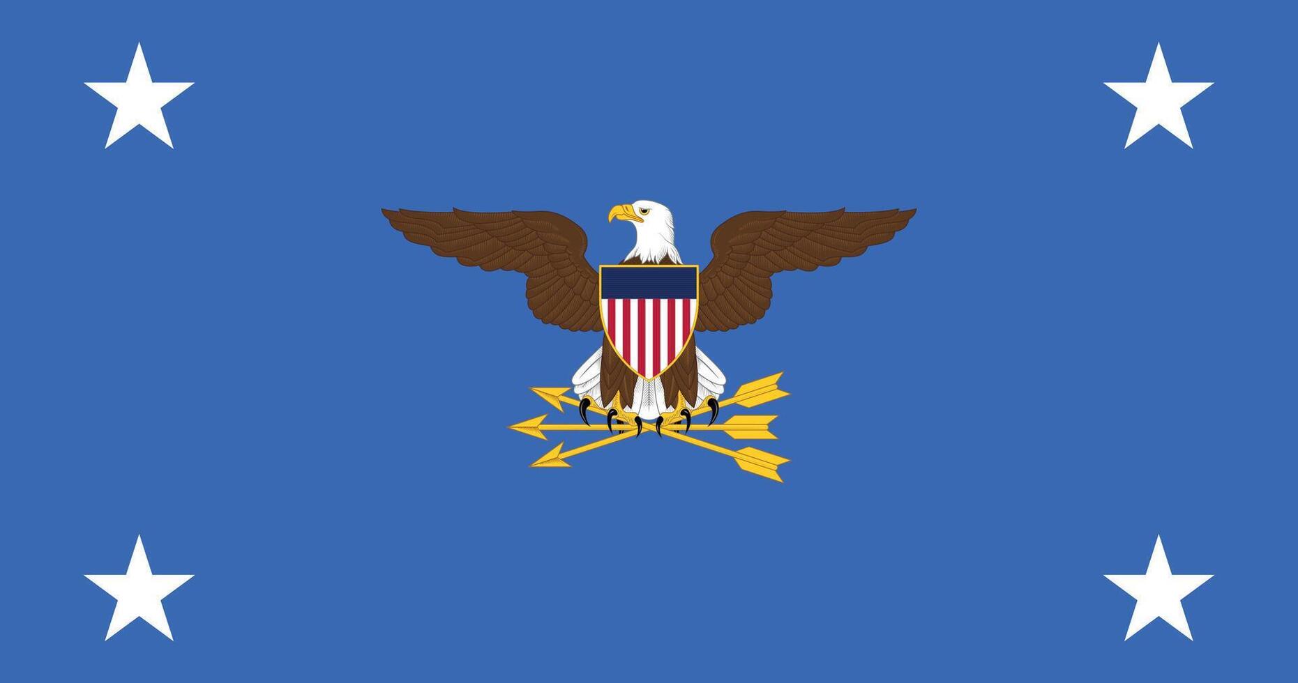 United States Secretary of Defense Flag Illustration Premium Quality vector