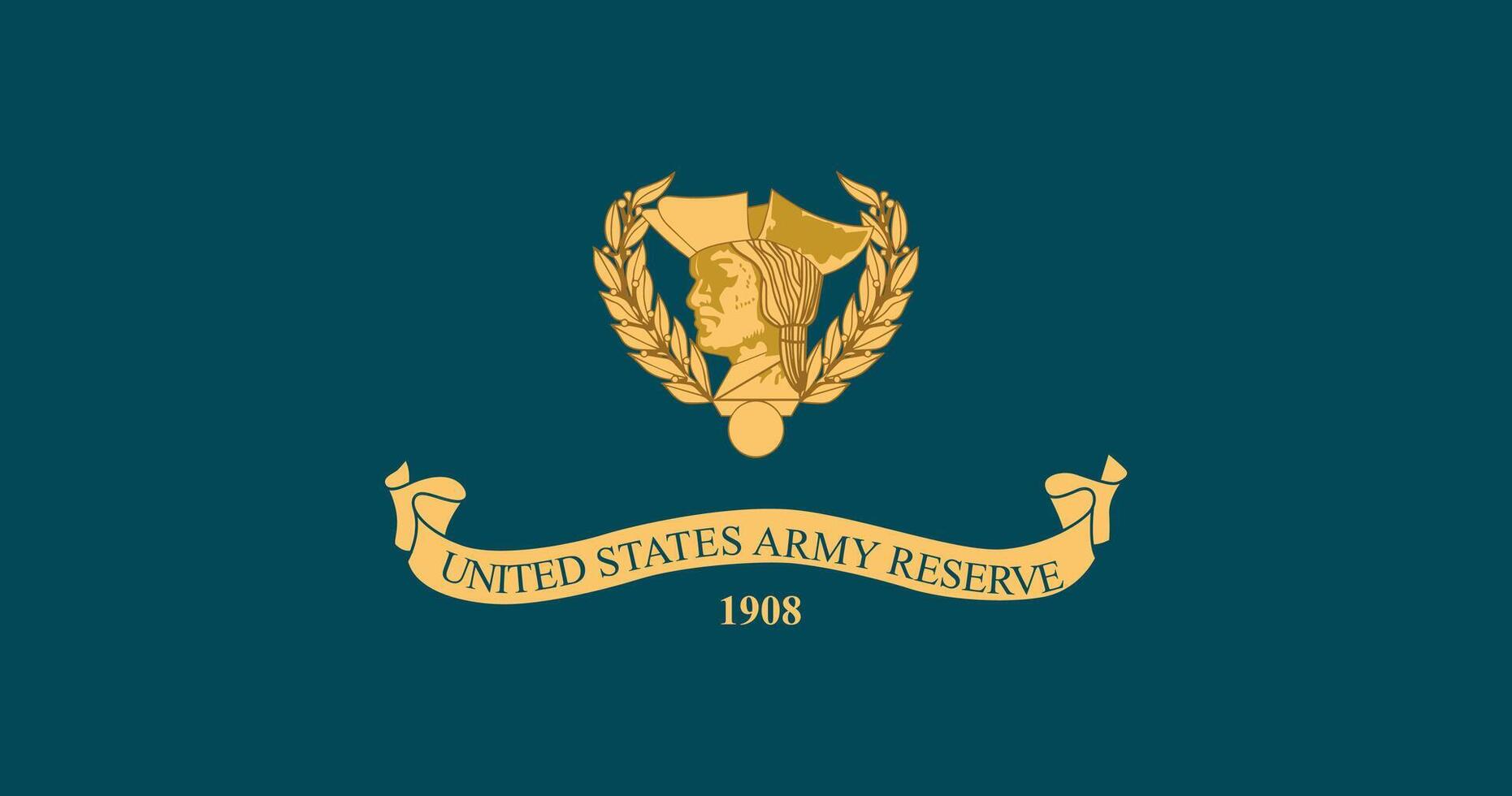 Chief of the US Army Reserve Flag Illustration Premium Quality vector
