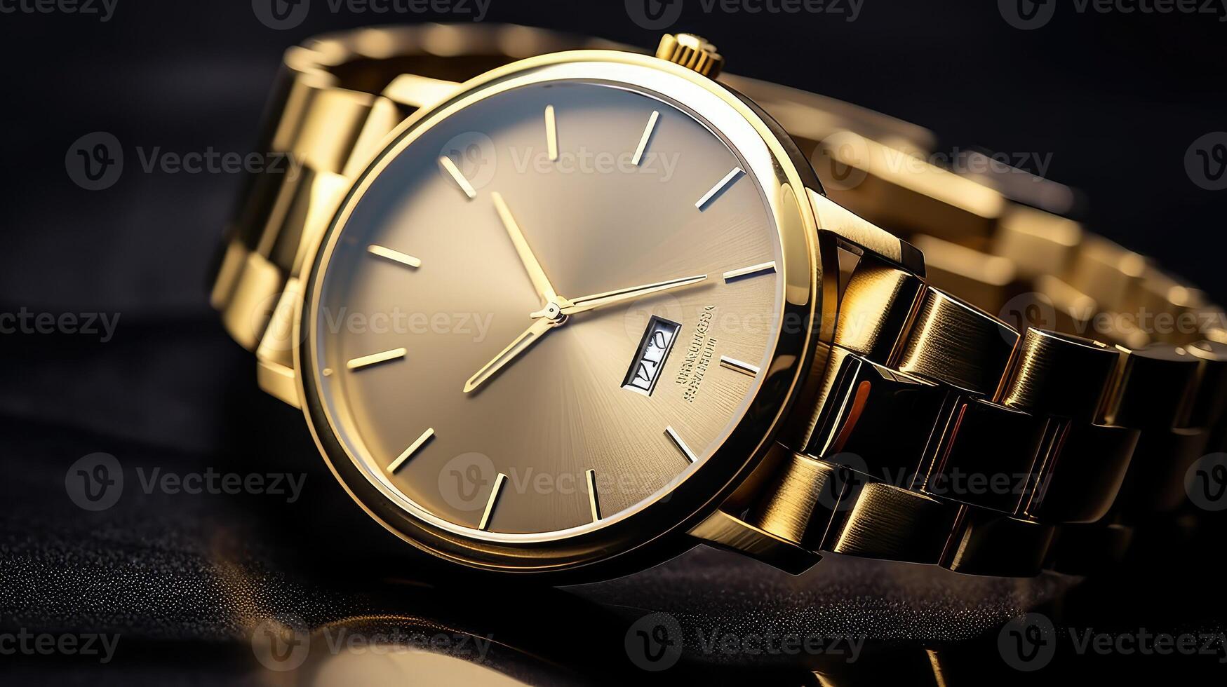 watch polished gold photo