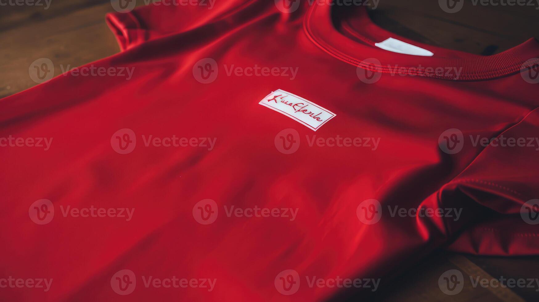 soft red tee shirt photo