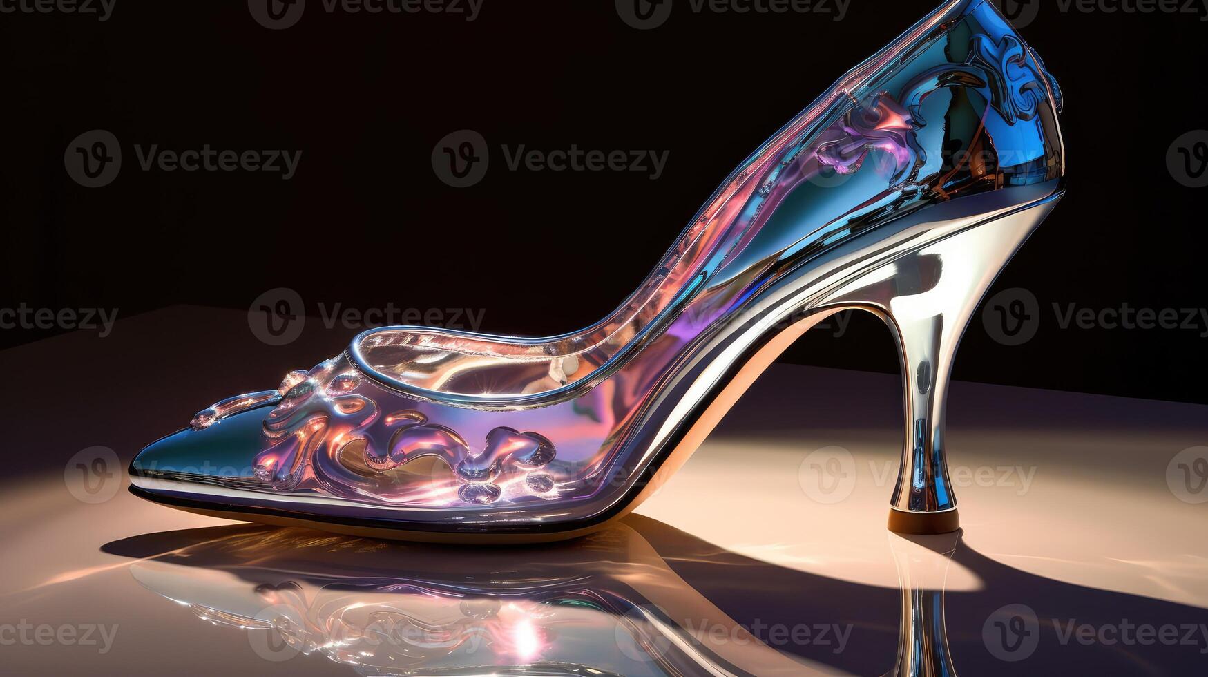 illusion glass slipper photo