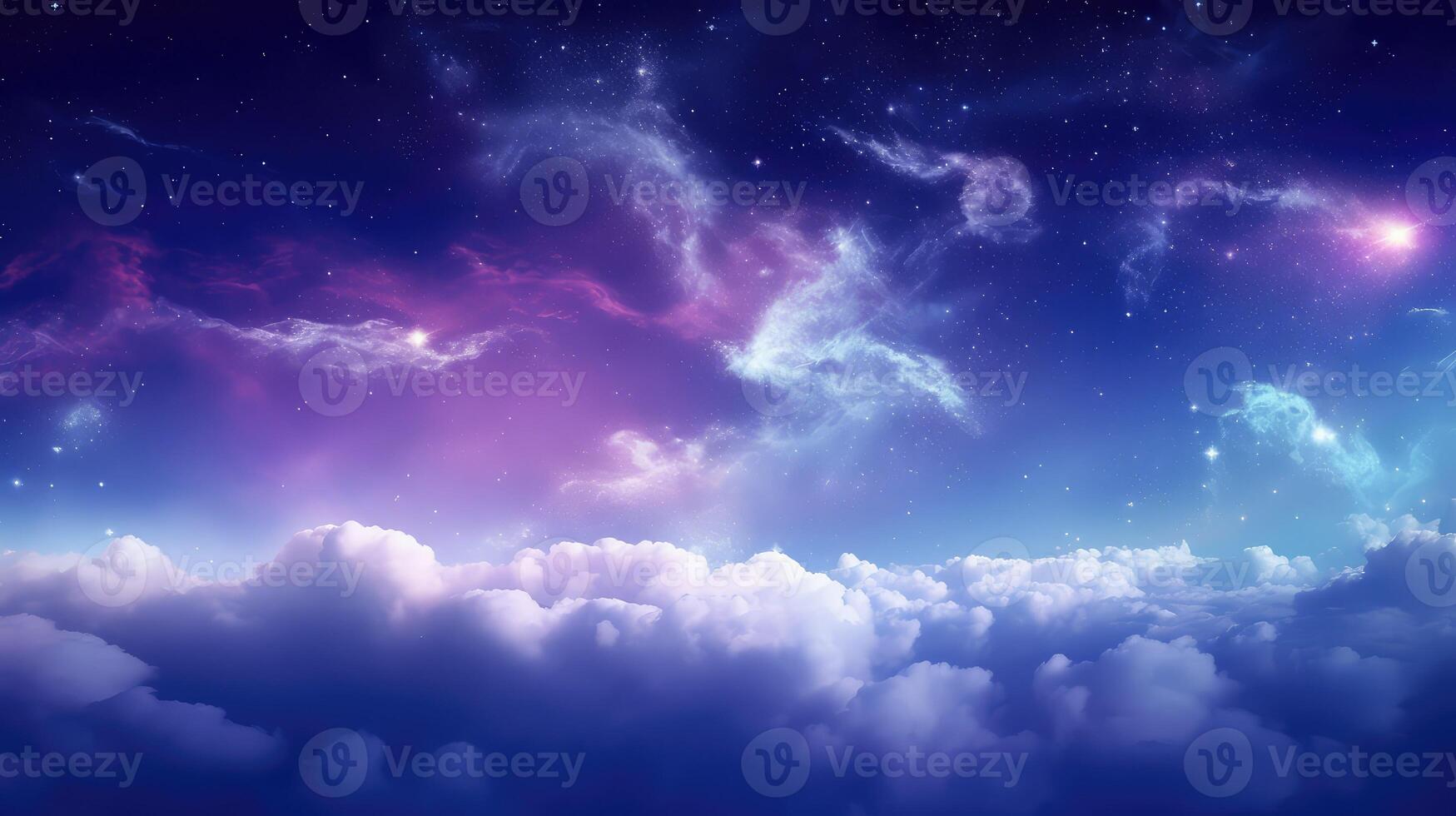 cosmos blue purple galaxy photo