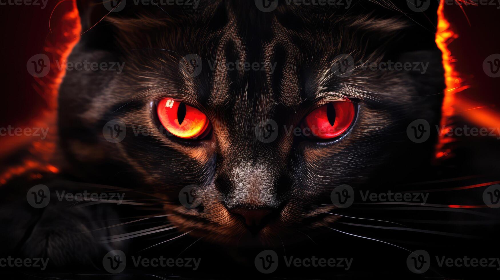 mysterious red eye photo