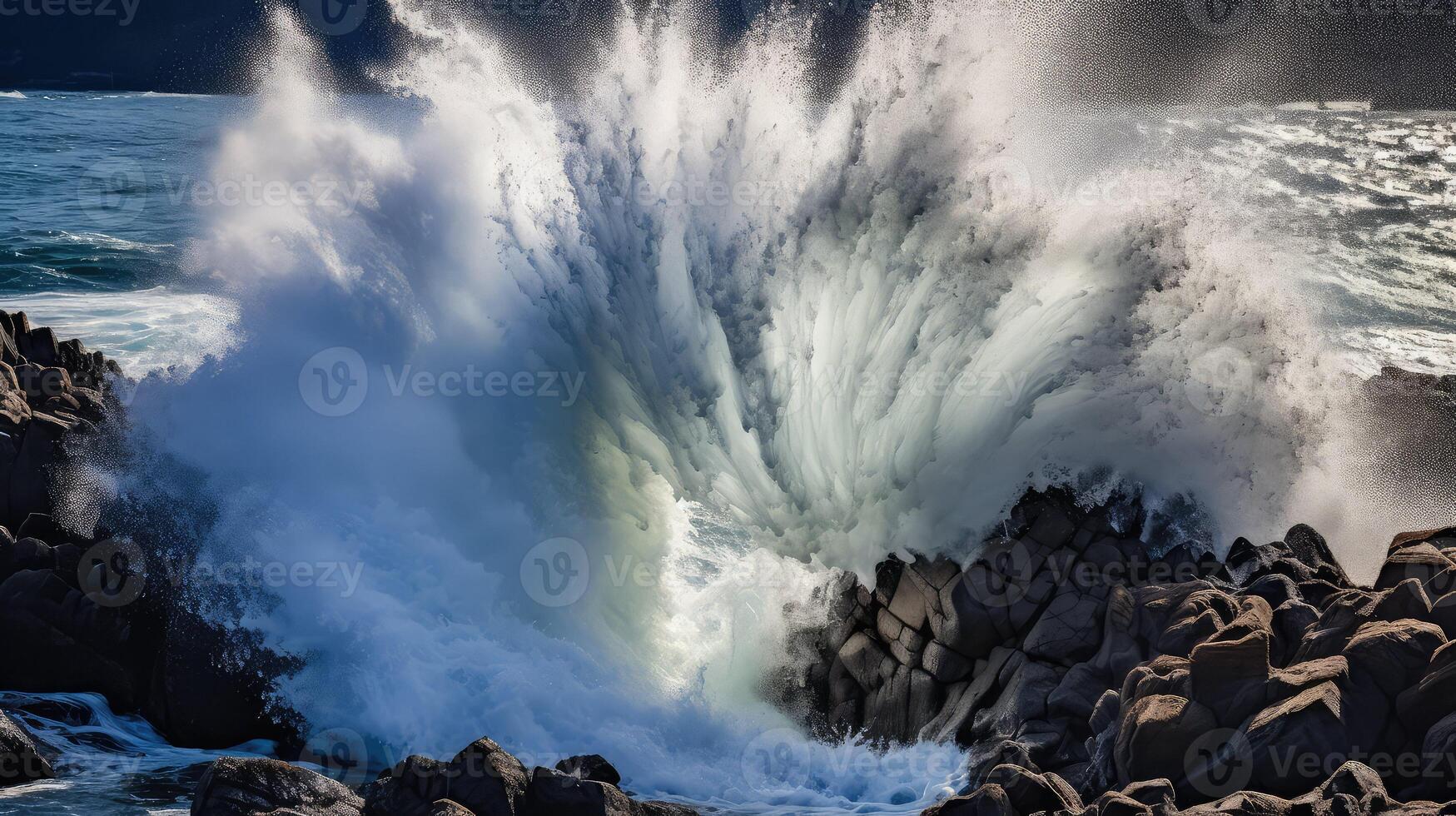 sea water splash wave photo