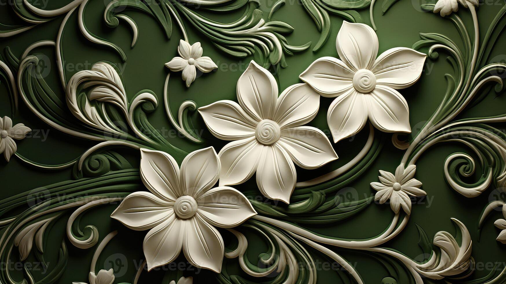 contrast green white abstract background photo