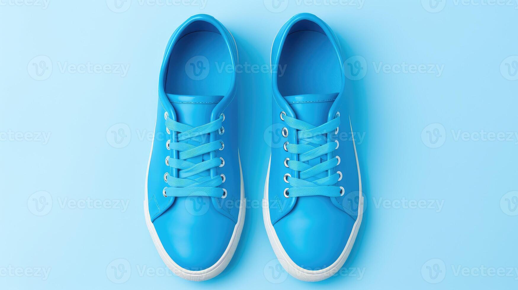 fashion blue shoes photo