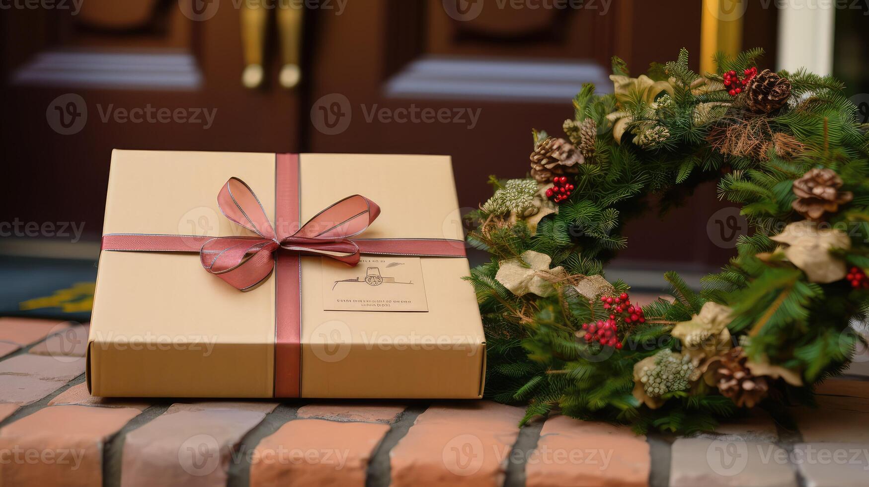 cardboard package at photo