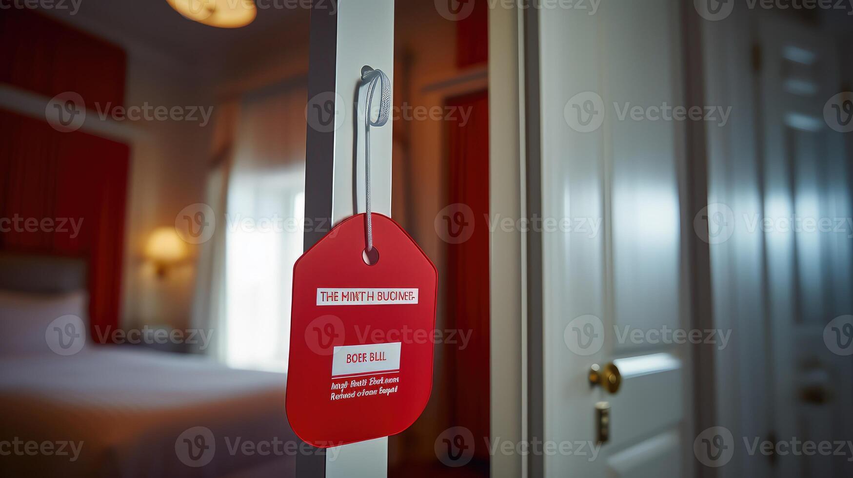 sign hotel door hanger photo