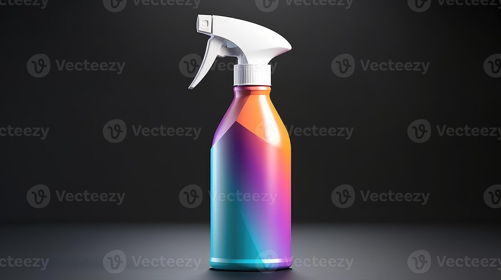 trigger spray bottle mockup photo