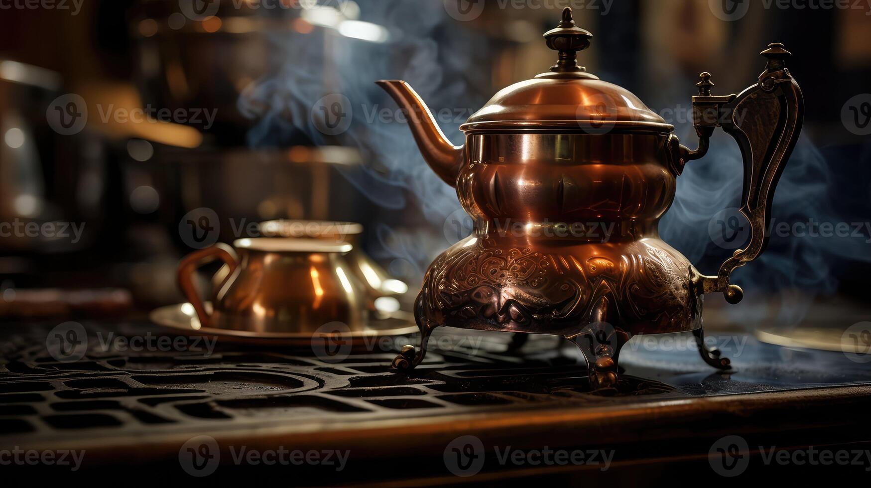 stove old fashioned coffee photo