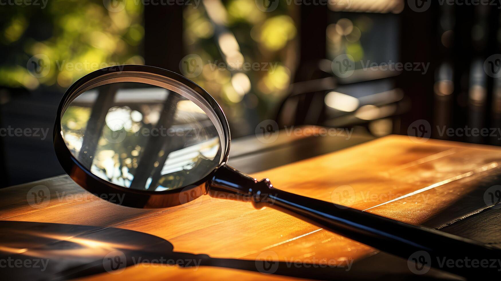 close magnafine glass photo