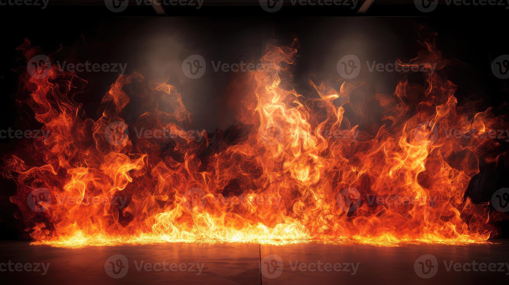 dramatic fire design photo