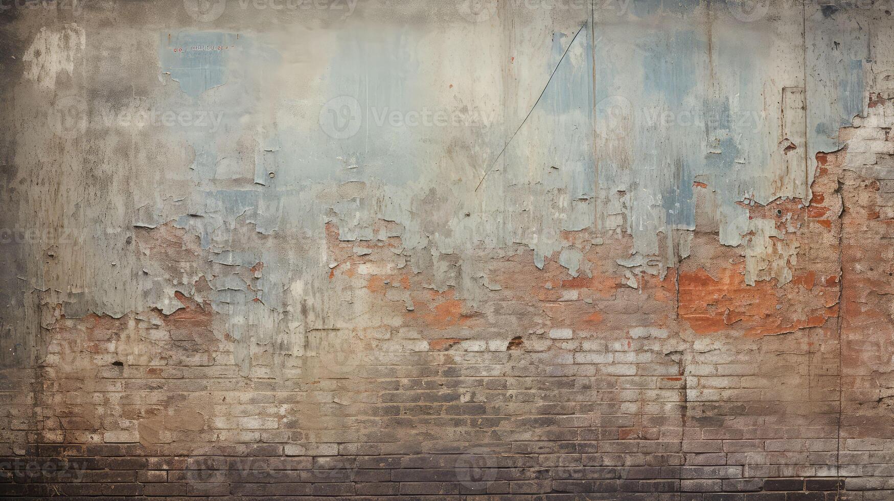 paint distressed wall photo