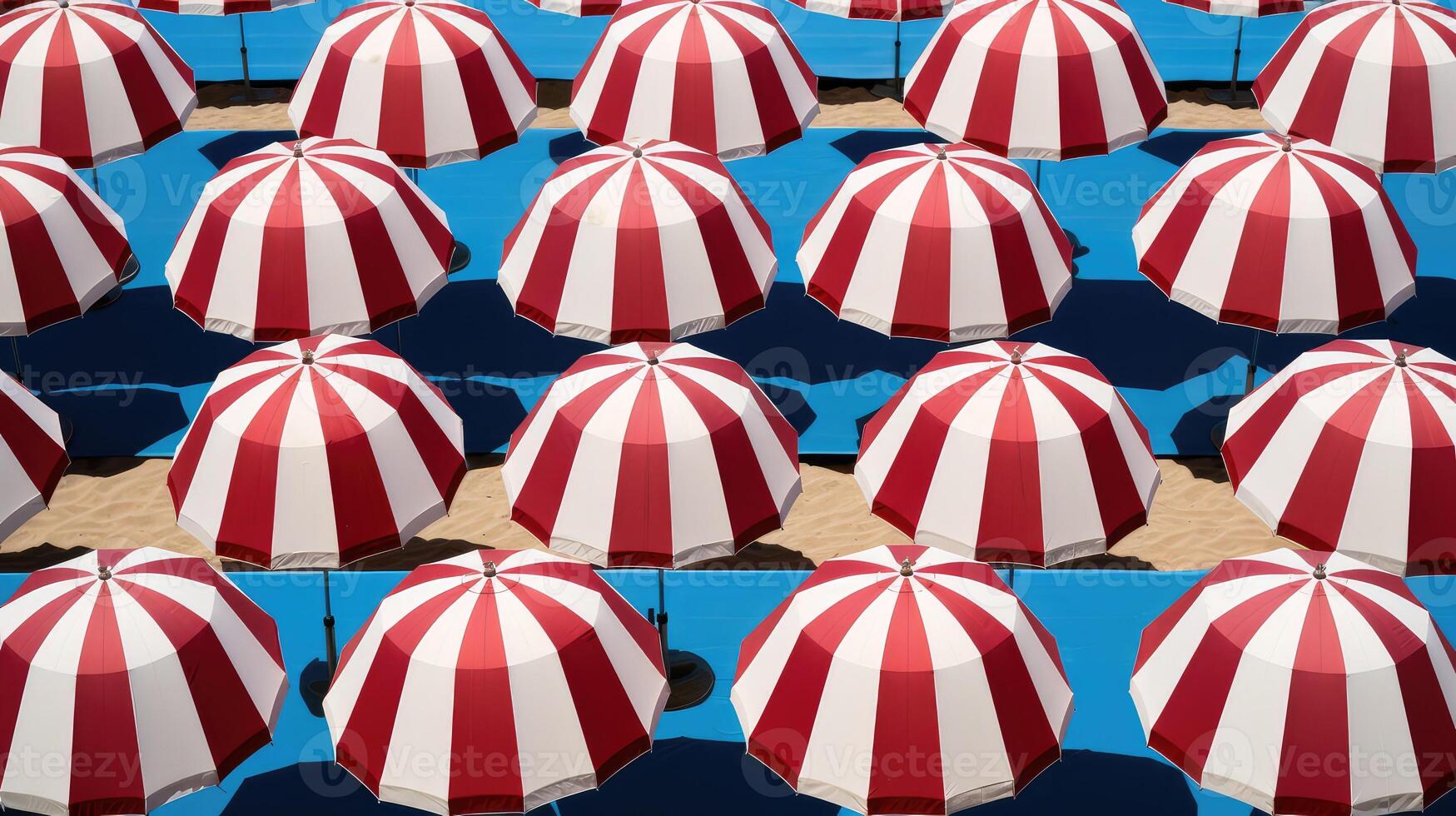 summery red white blue stripes photo