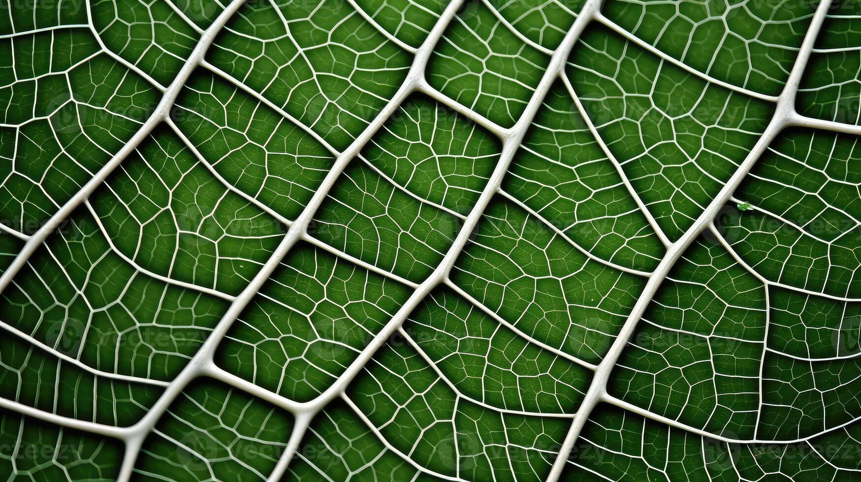 reticulate leaf veins pattern photo