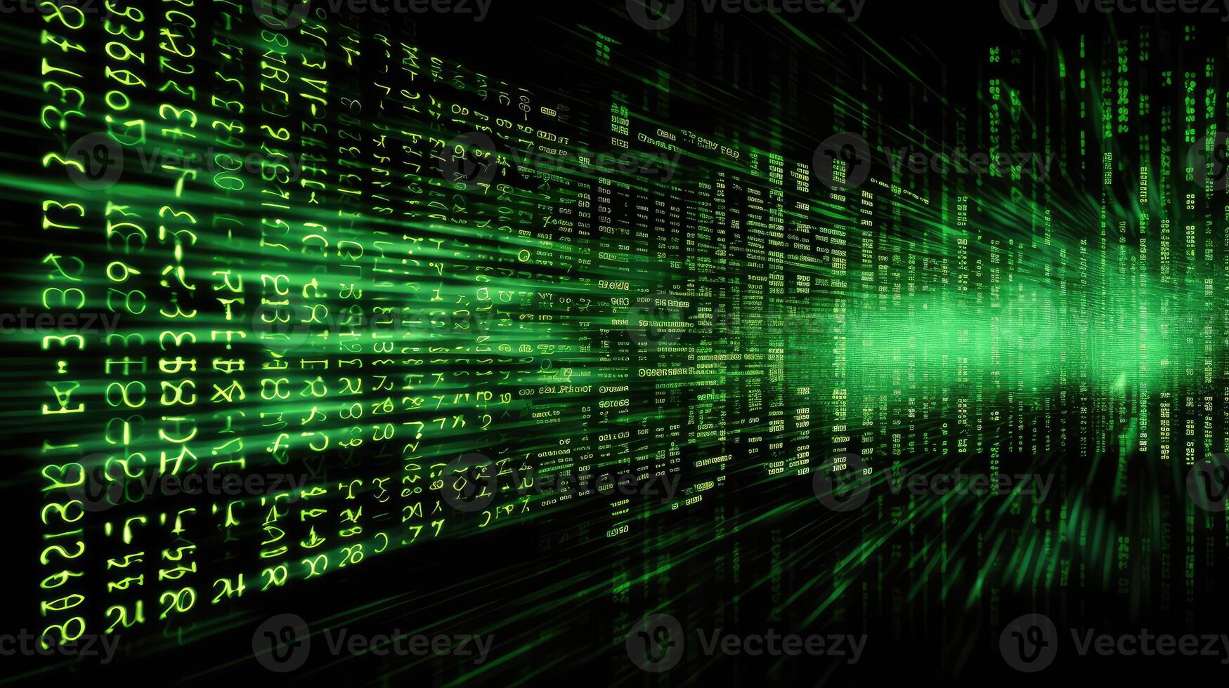 code computer data stream photo