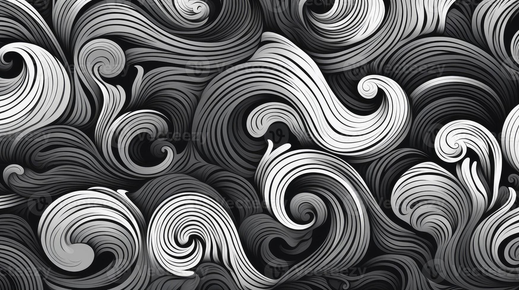 swirls water pattern seamless photo