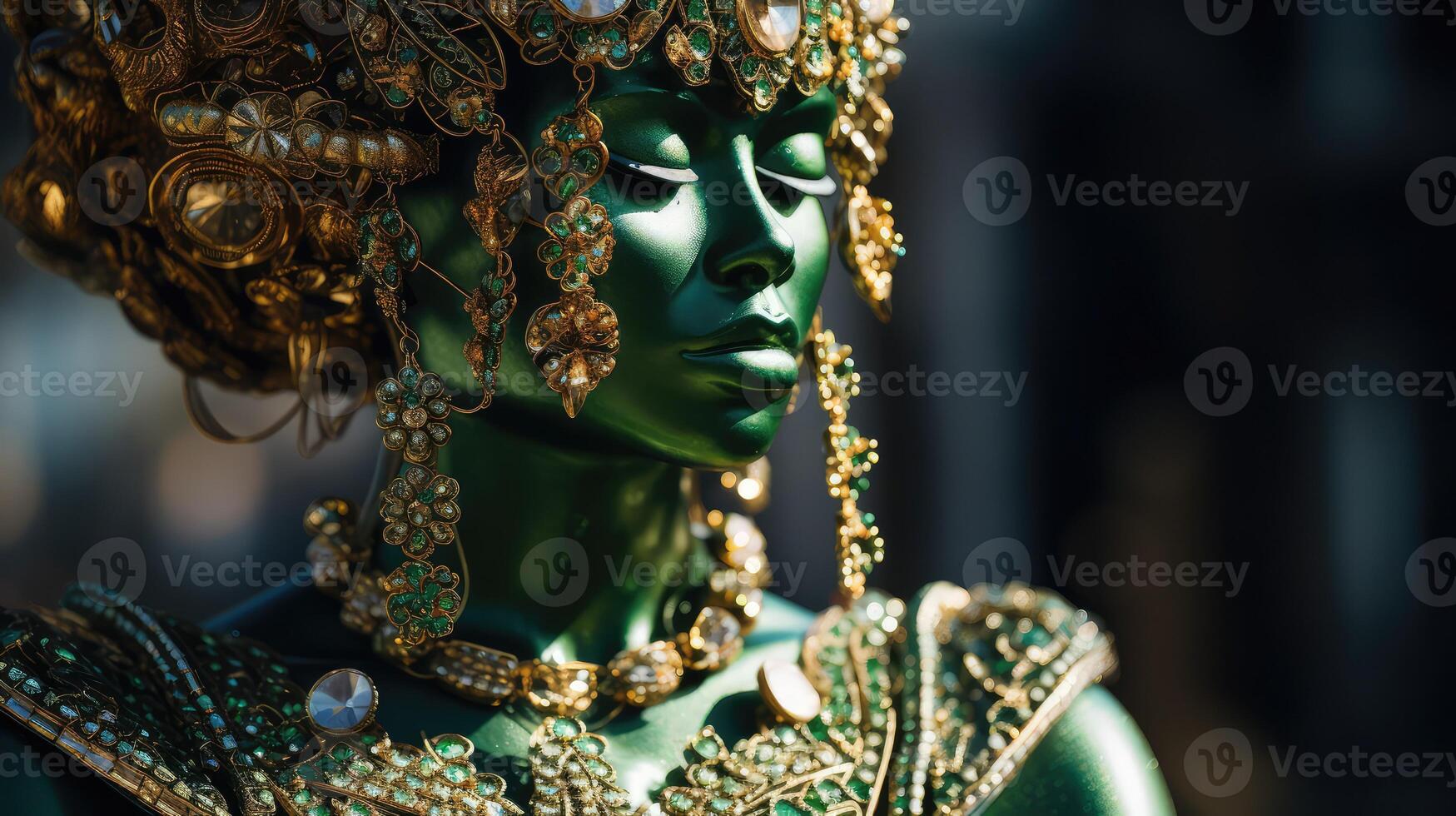 opulence gold and green photo