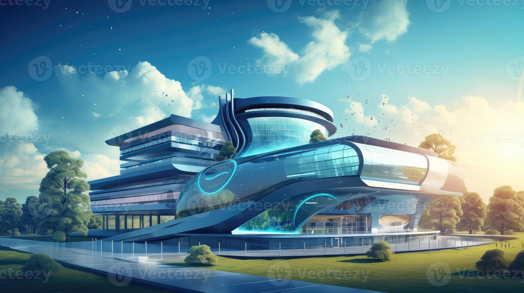 tech school house illustration photo
