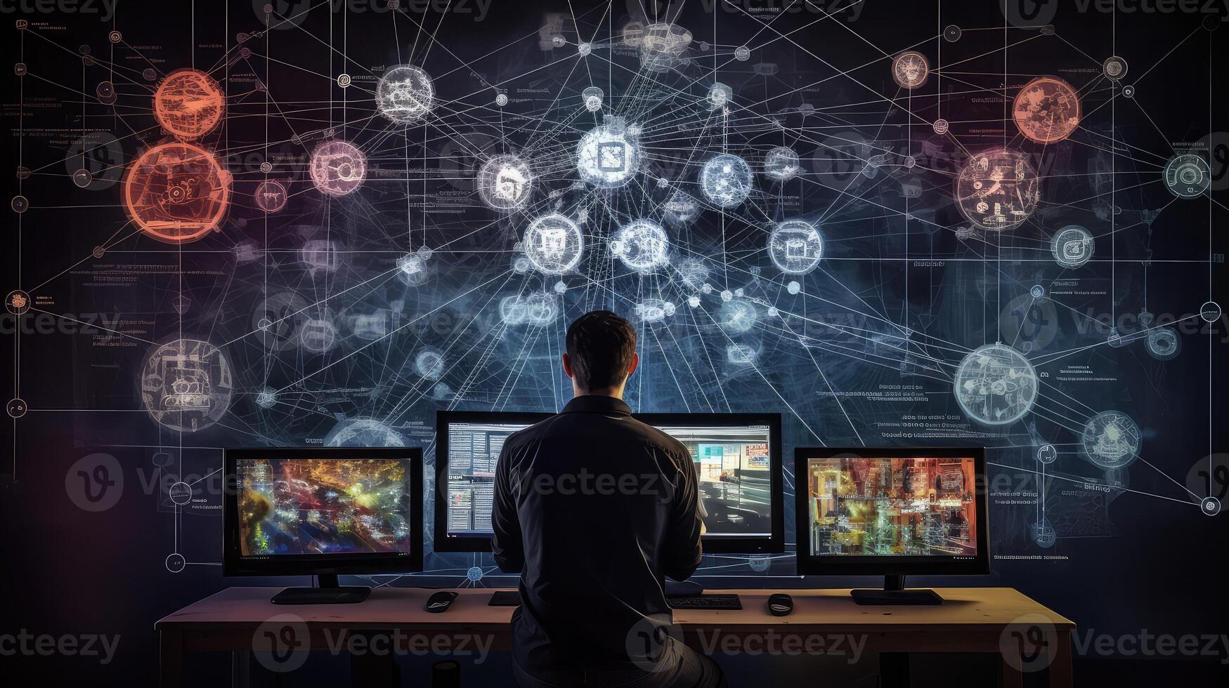 diagram network data photo