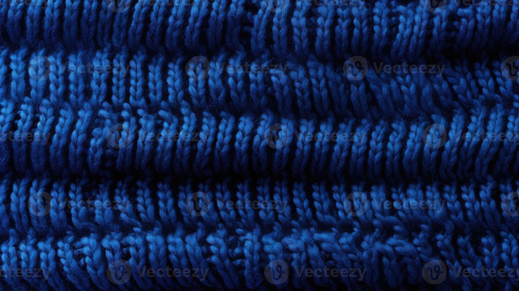 warm blue yarn texture photo