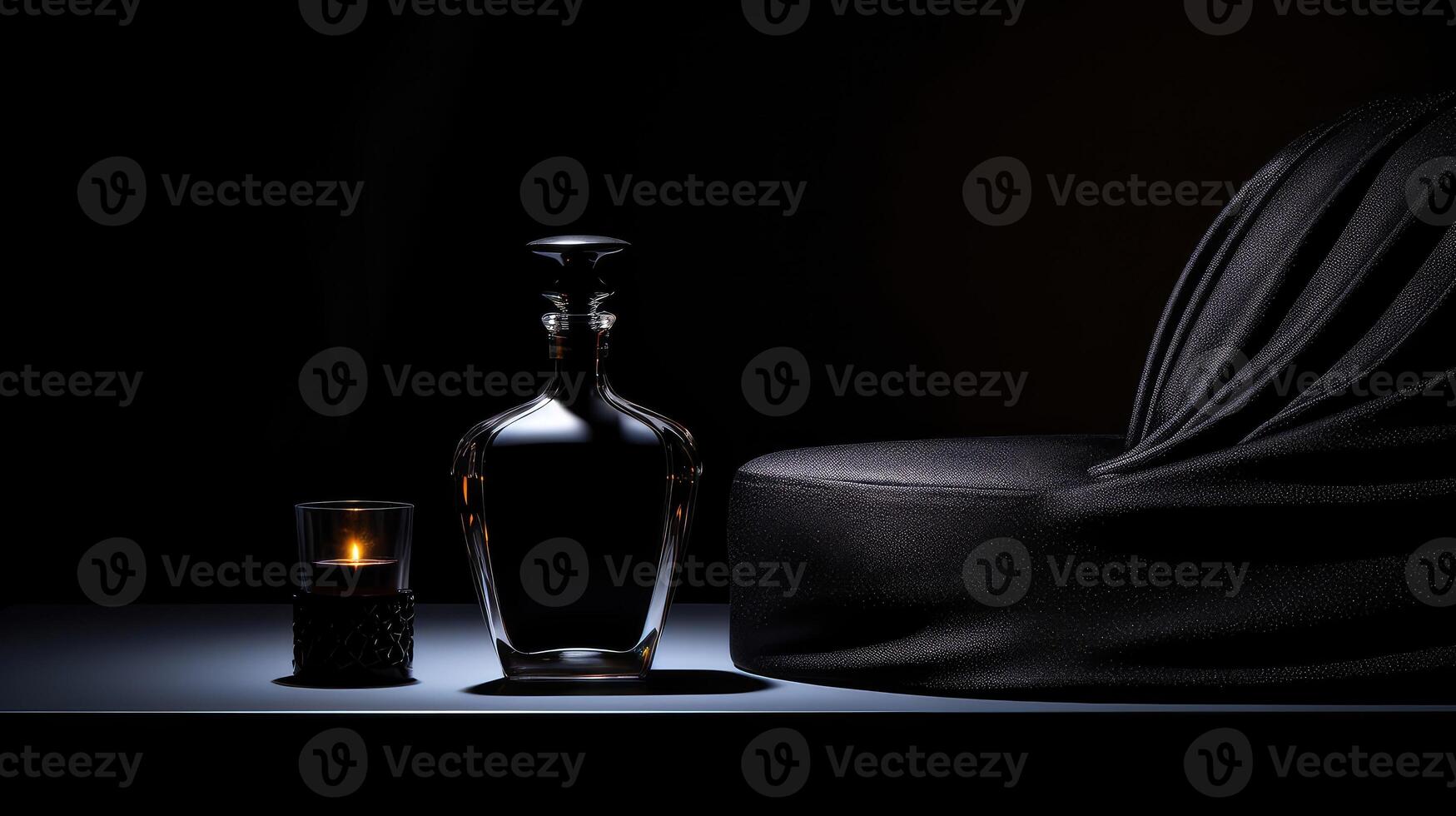 silhouette black blank bottle photo