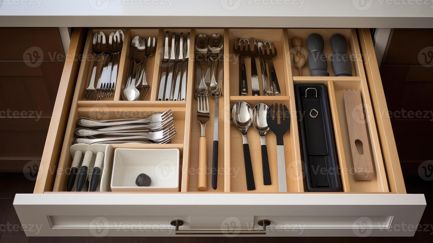 declutter kitchen organizing photo
