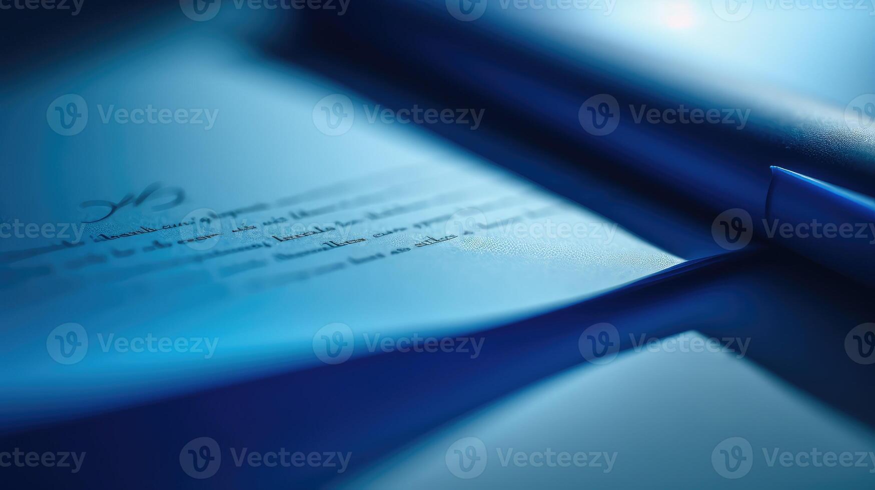 document blue underline photo