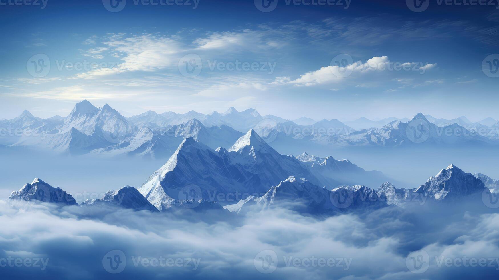 snow blue image photo
