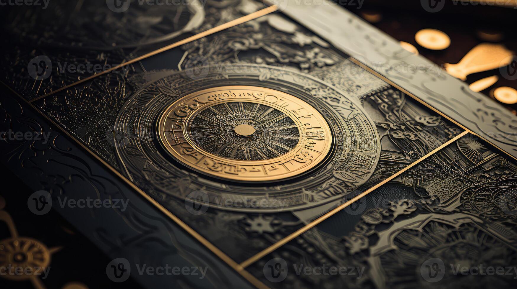 design black gold flyer photo