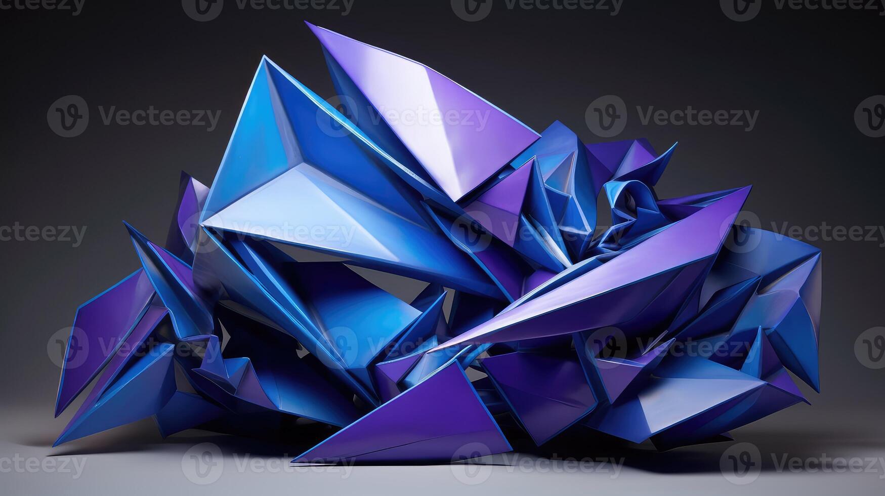 angles geometric purple blue photo