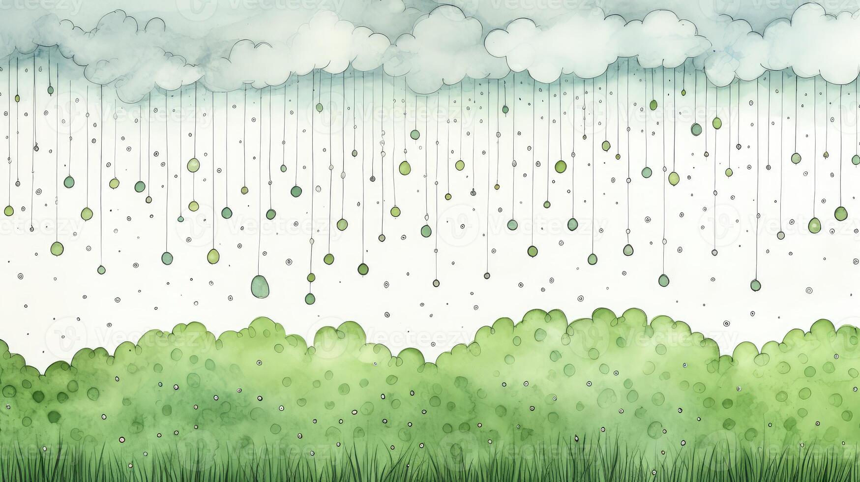 clouds spring doodles photo