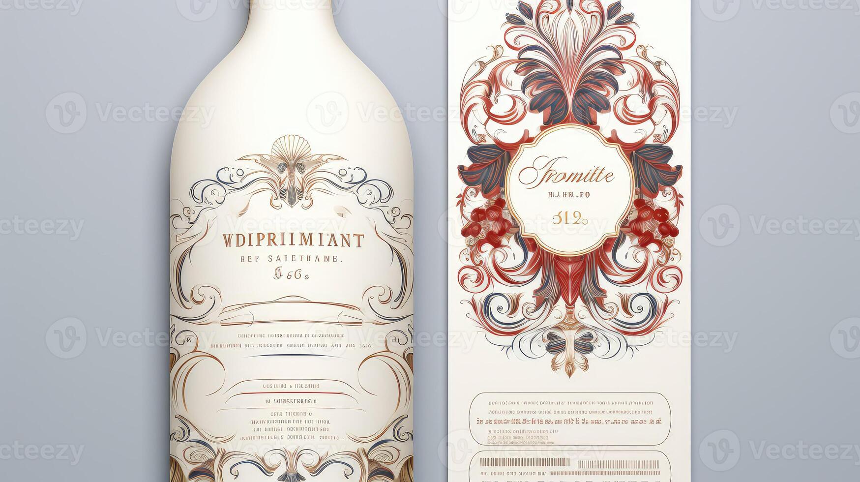 ry wine label template photo