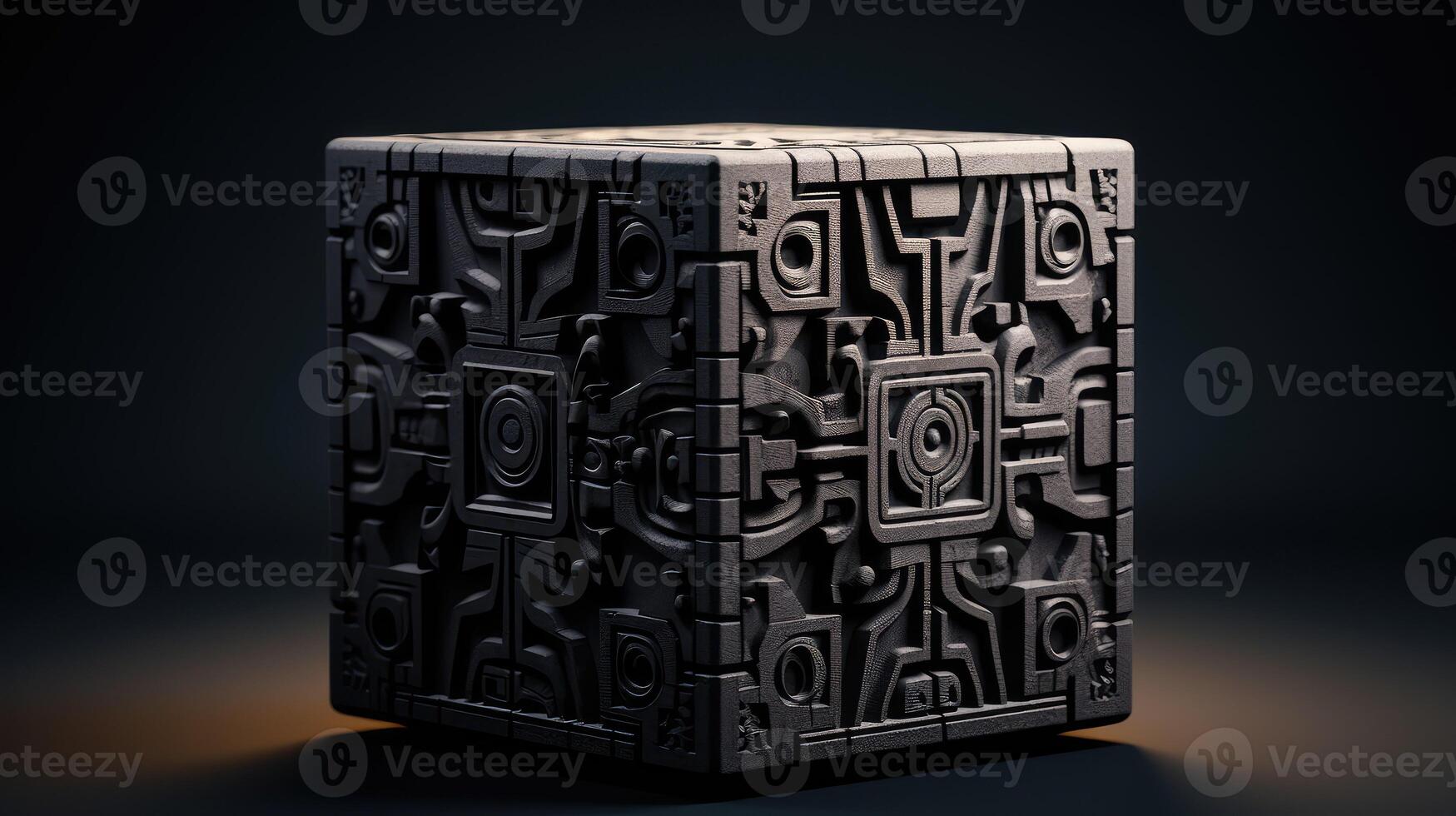 patterns black cube photo