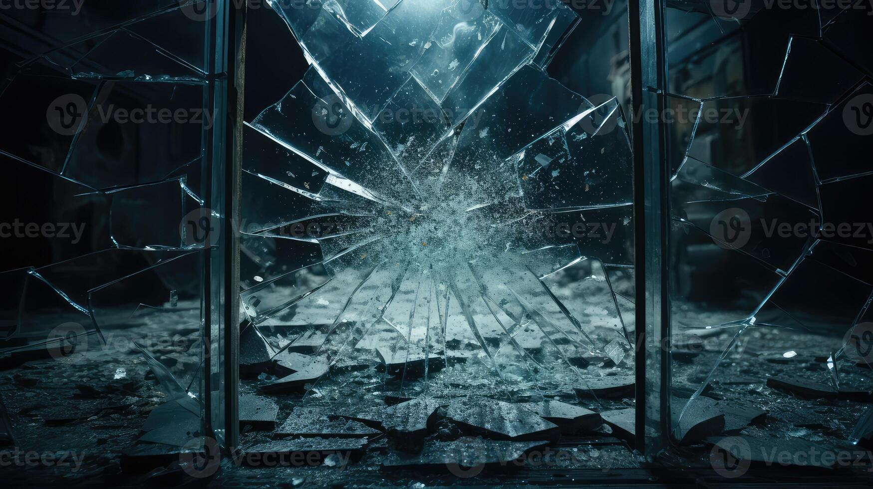 glass cracked door photo