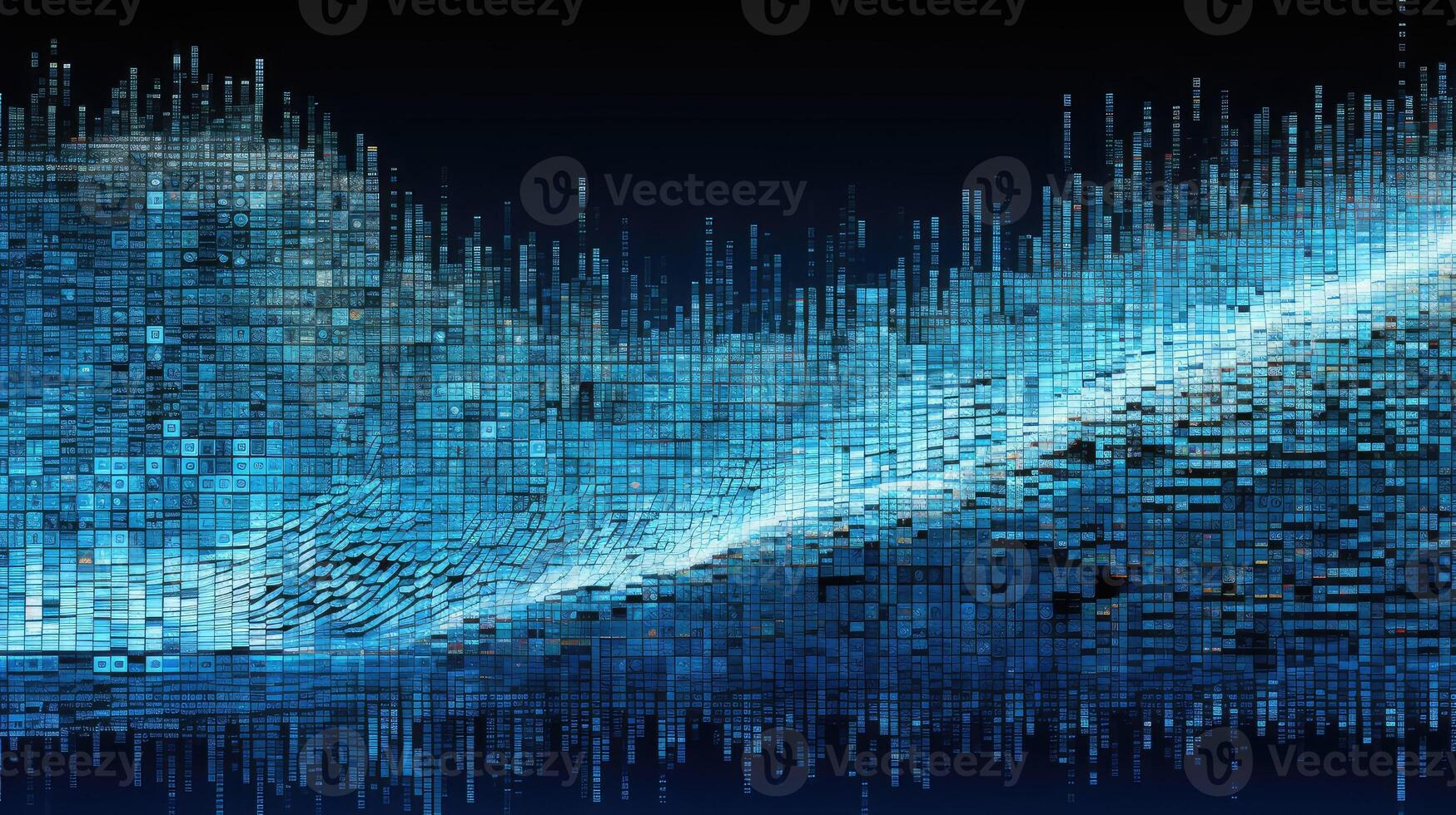 real big data wave pattern photo