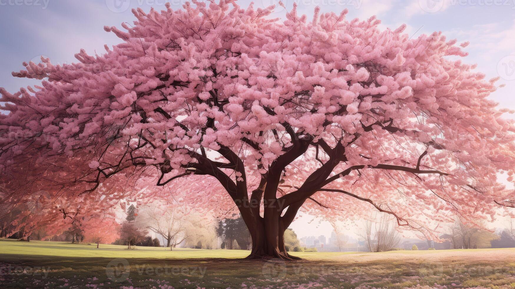 bloom mature tree photo