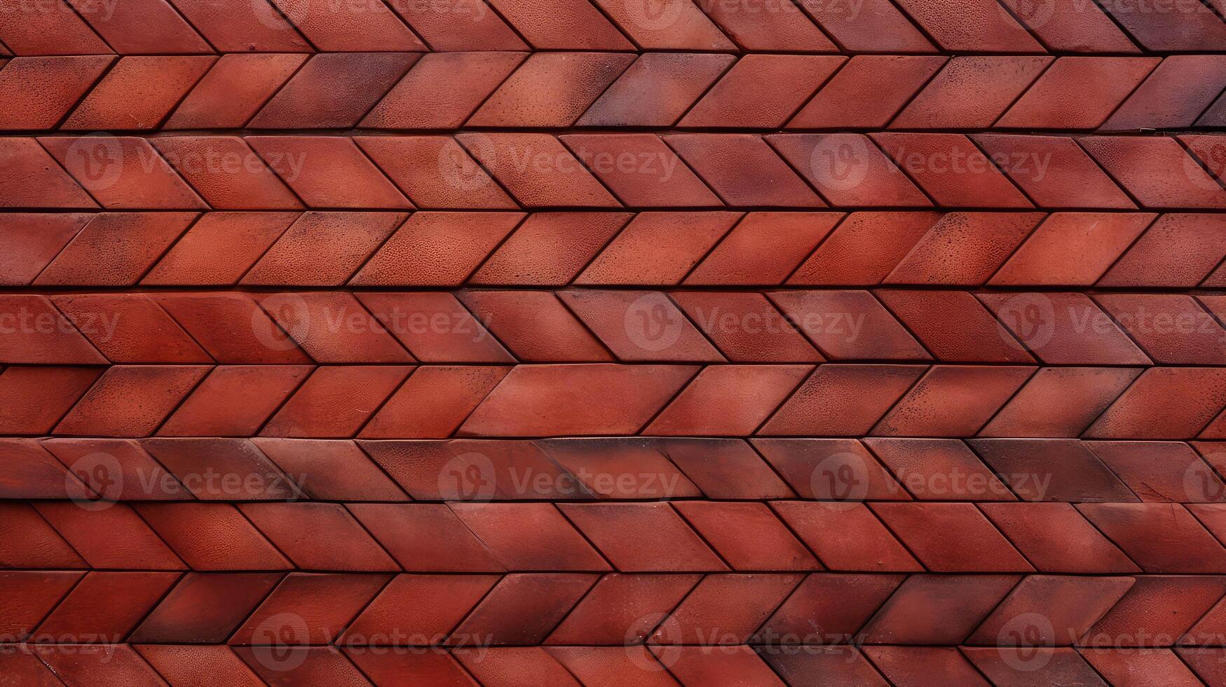 herringbone red brick pattern photo