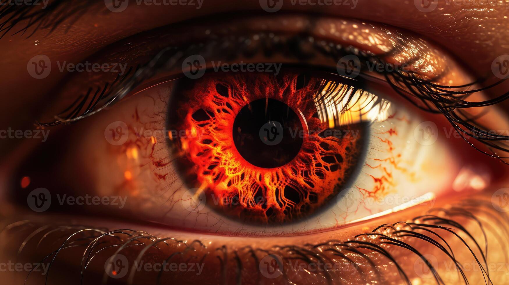 up fire eyes photo