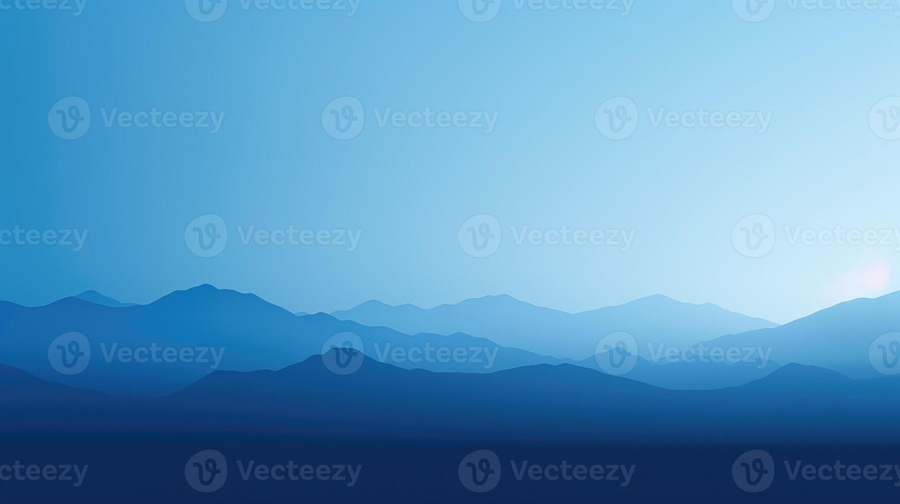 depth blue fade background photo