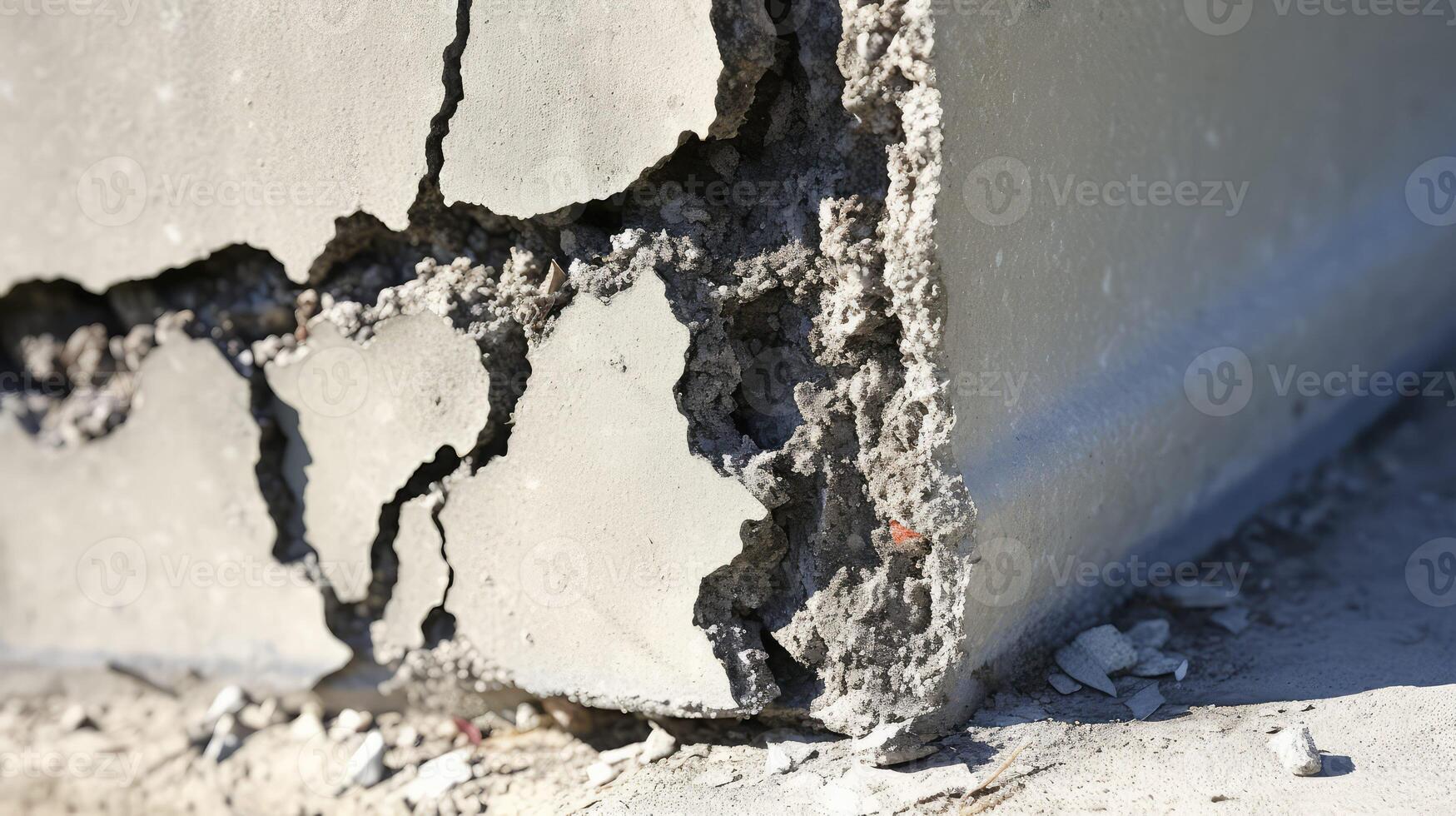 settle house foundation crack photo