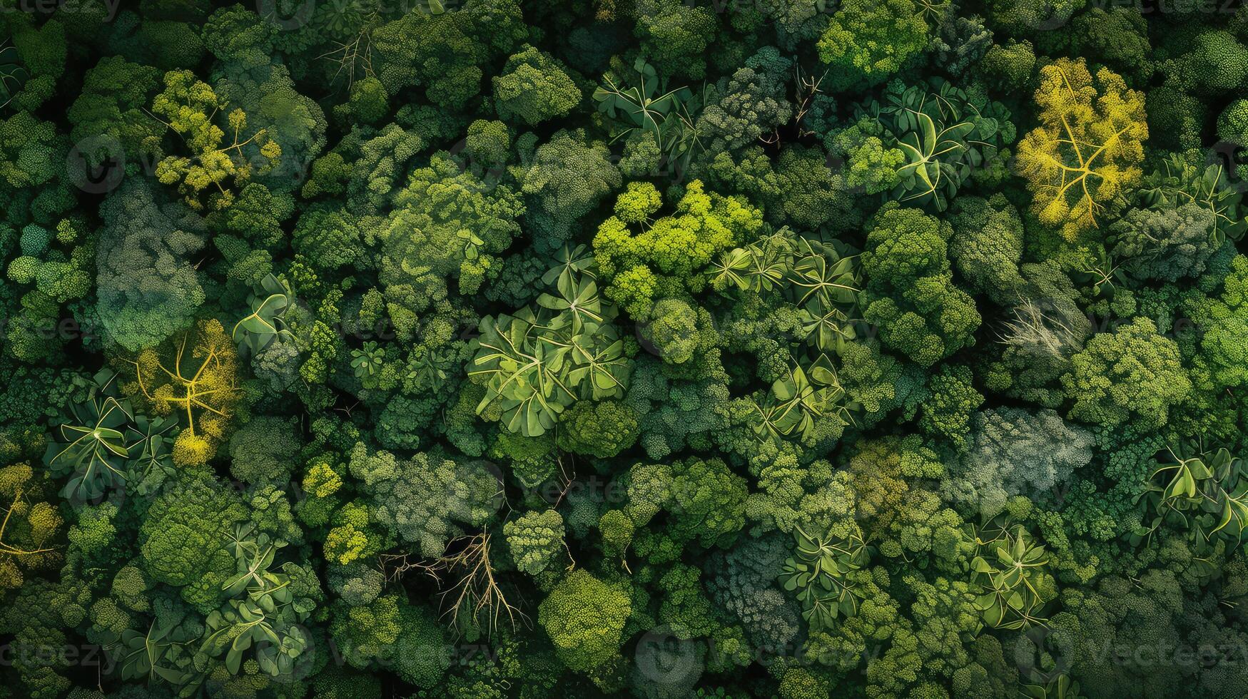 lush trees top view photo