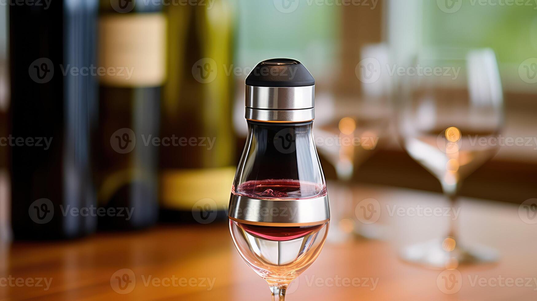 pump wine stopper photo