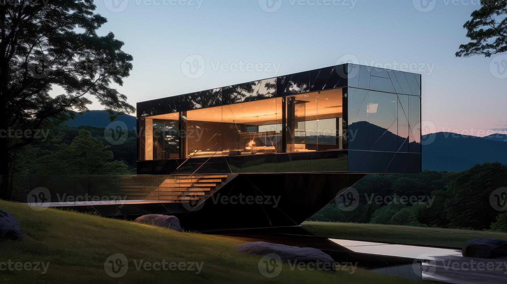 striking diamond house photo
