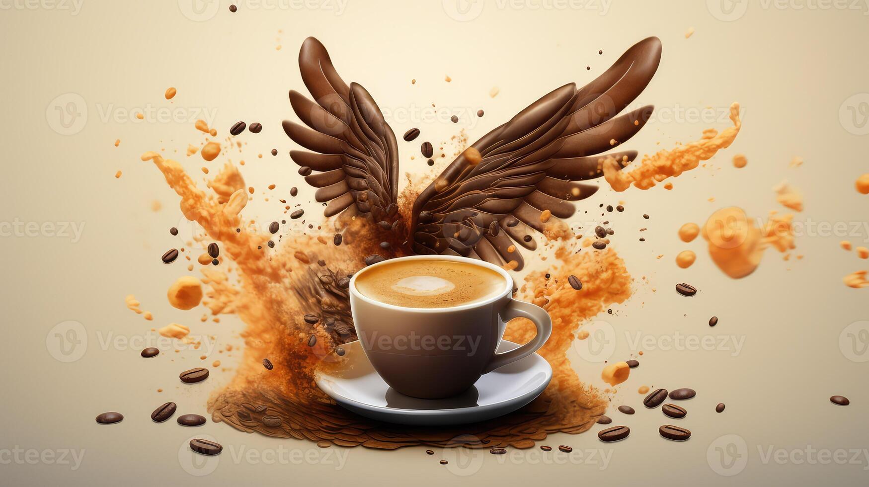 imaginative coffee illustrations photo