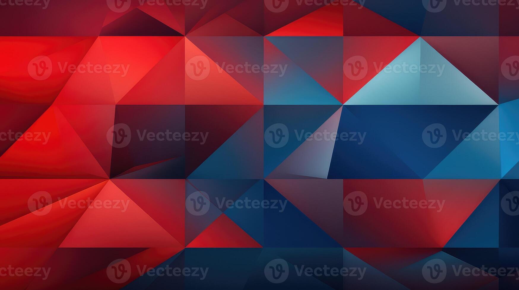 interlocking geometric background red blue photo