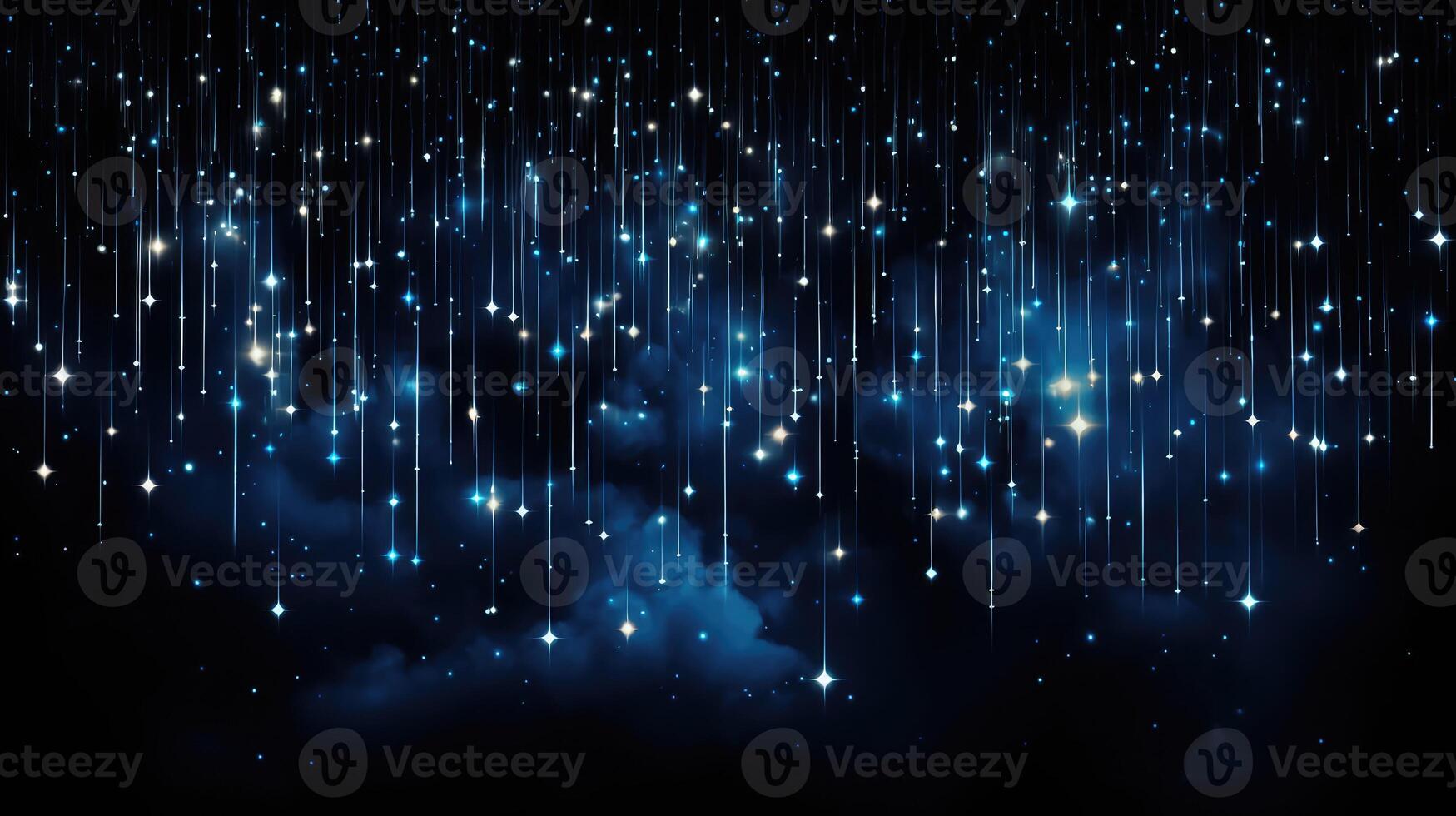 cascade blue falling stars photo