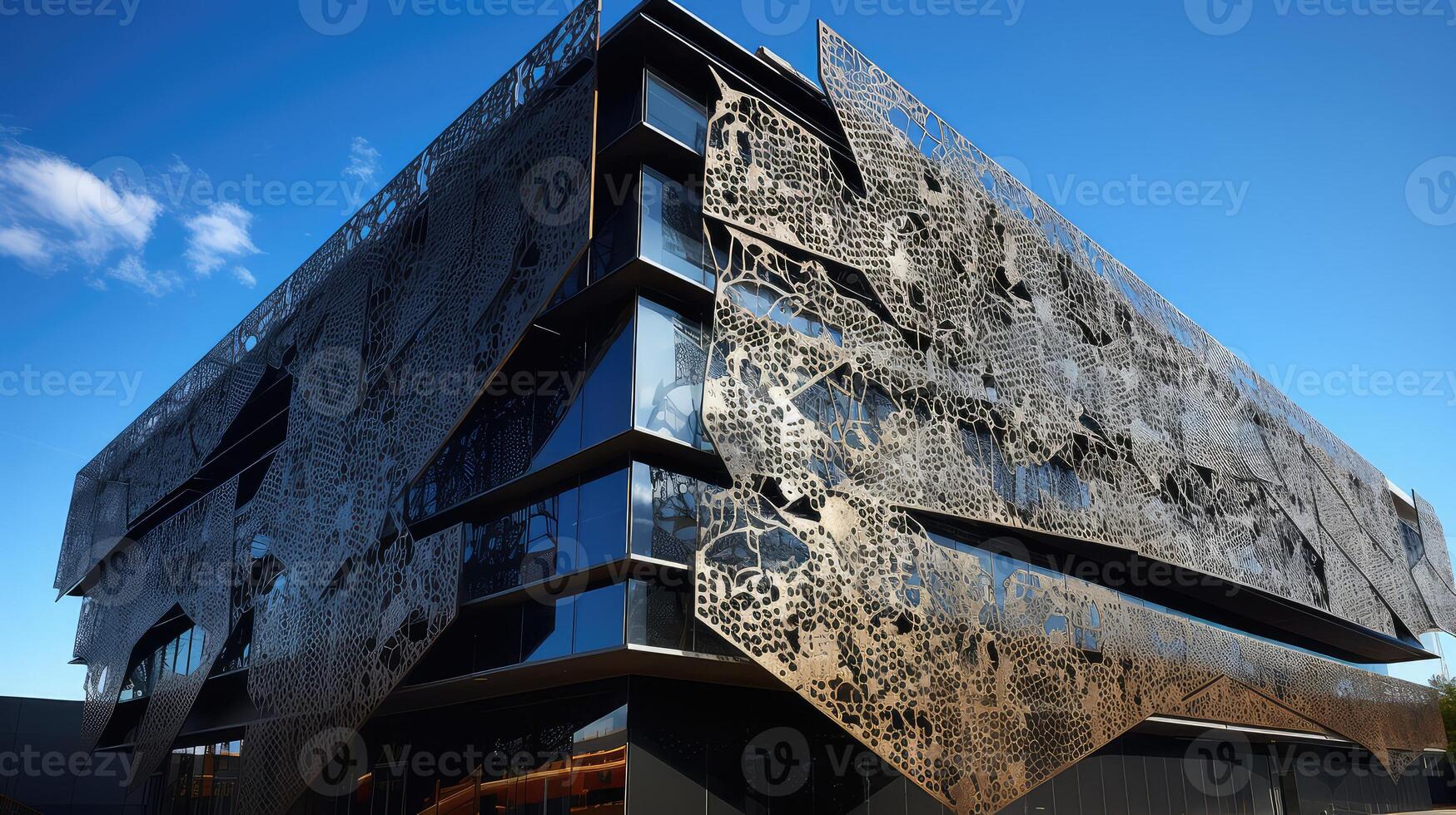 facade perforated metal photo
