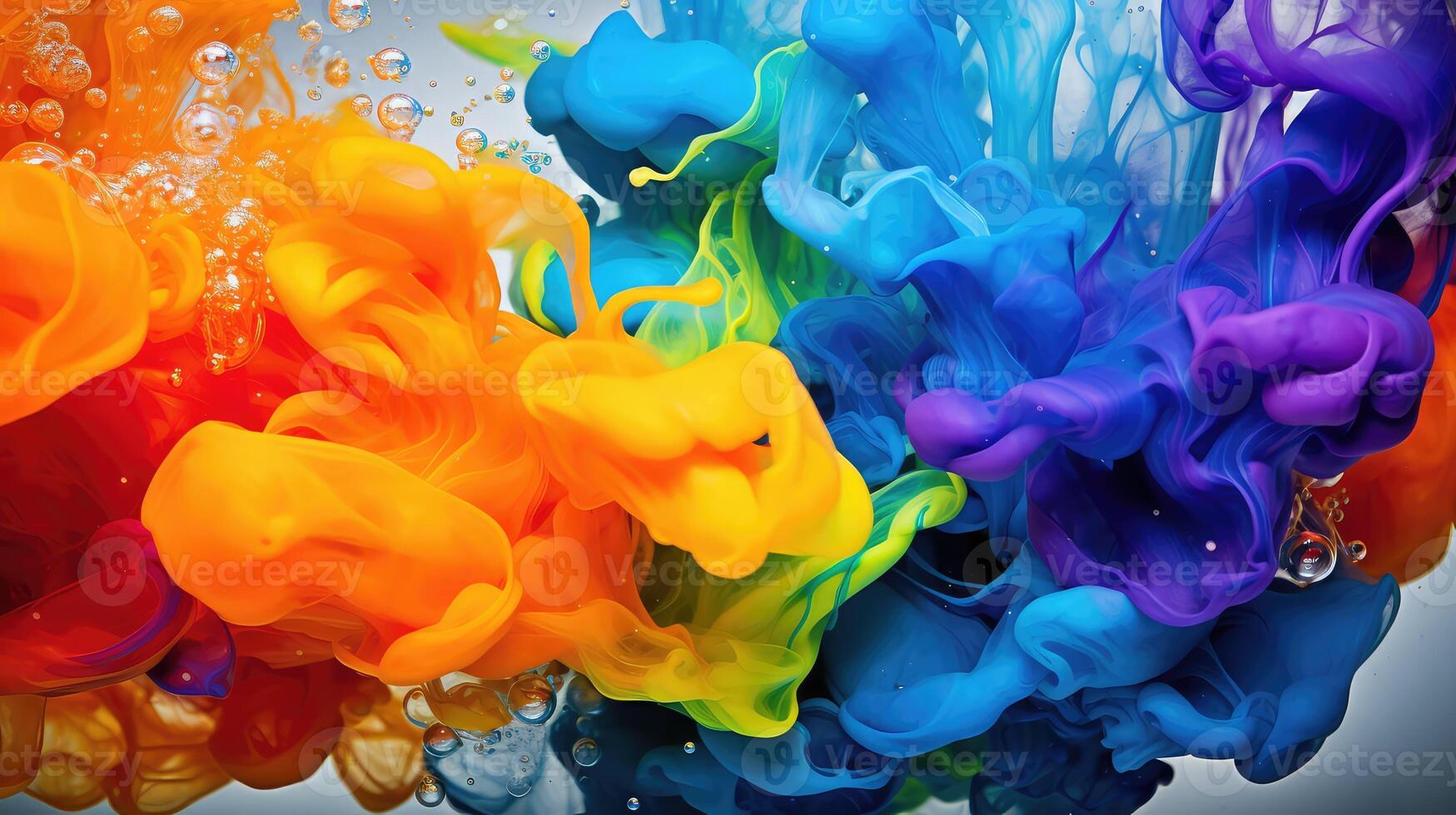 shapes colors in water photo